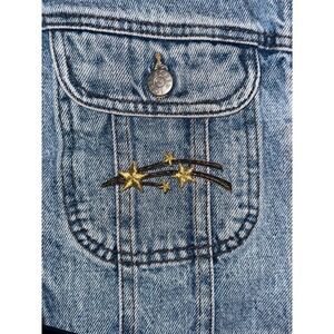 Shooting Star Astral Iron On Patch‎ iron on patch Celestial Embroidered 3x1
